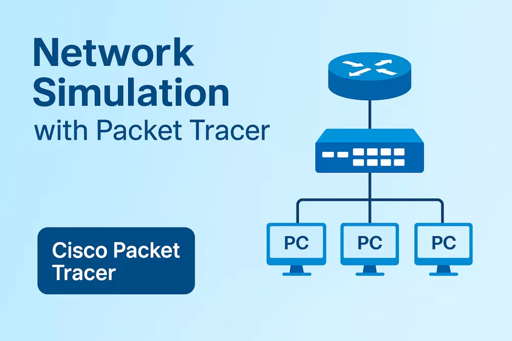 سأقوم بعمل محاكاة احترافية باستخدام برنامج Cisco Packet Trac