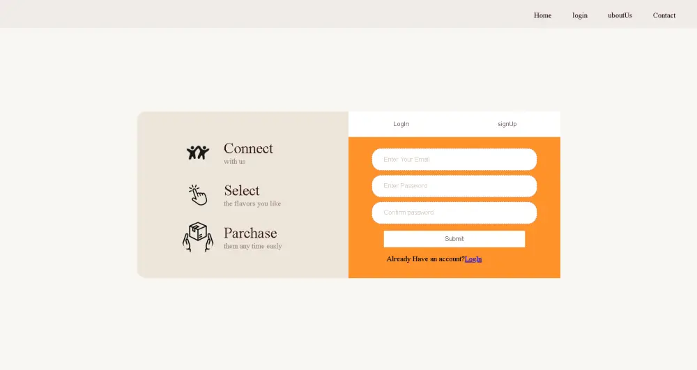 صفحة رئيسية(هبوط) - landing/Home page