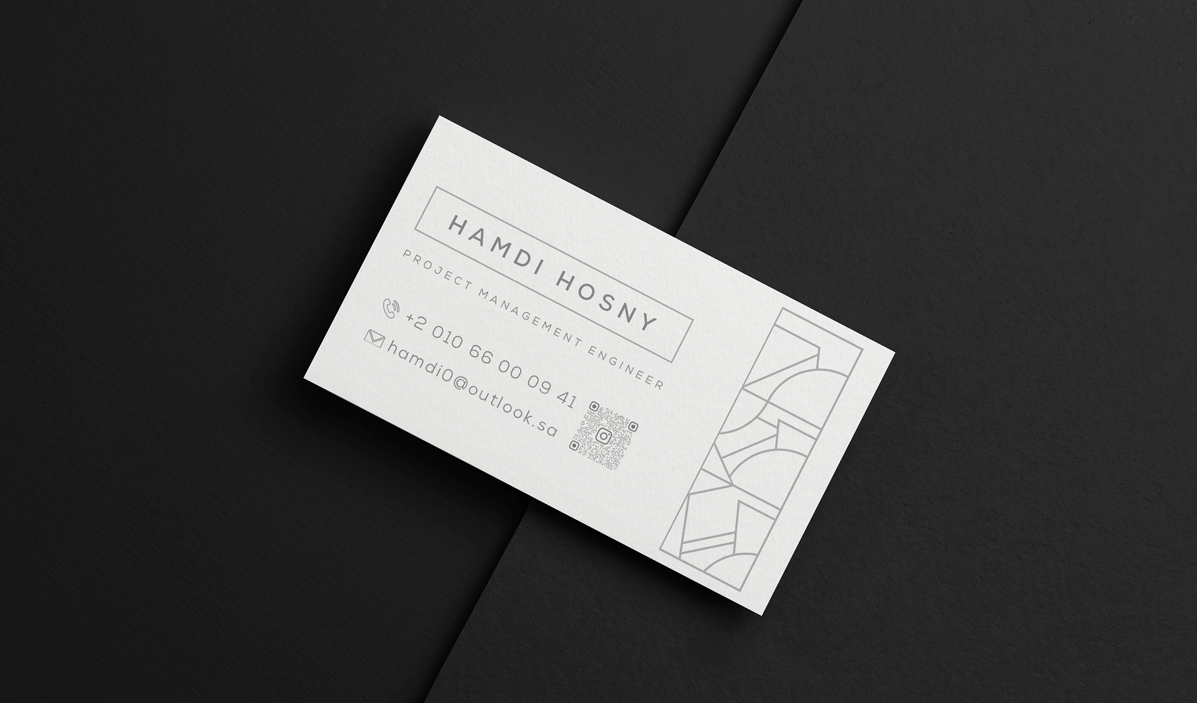 تصميم بطاقة أعمال/business Card بأسلوب مميز ومعايير عالمية