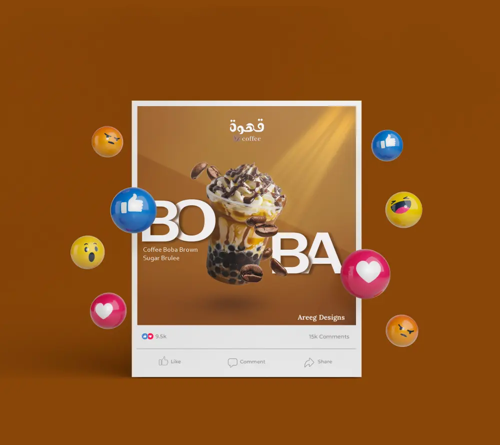 تصميم بوستات سوشيال ميديا إعلانية بجودة عالية