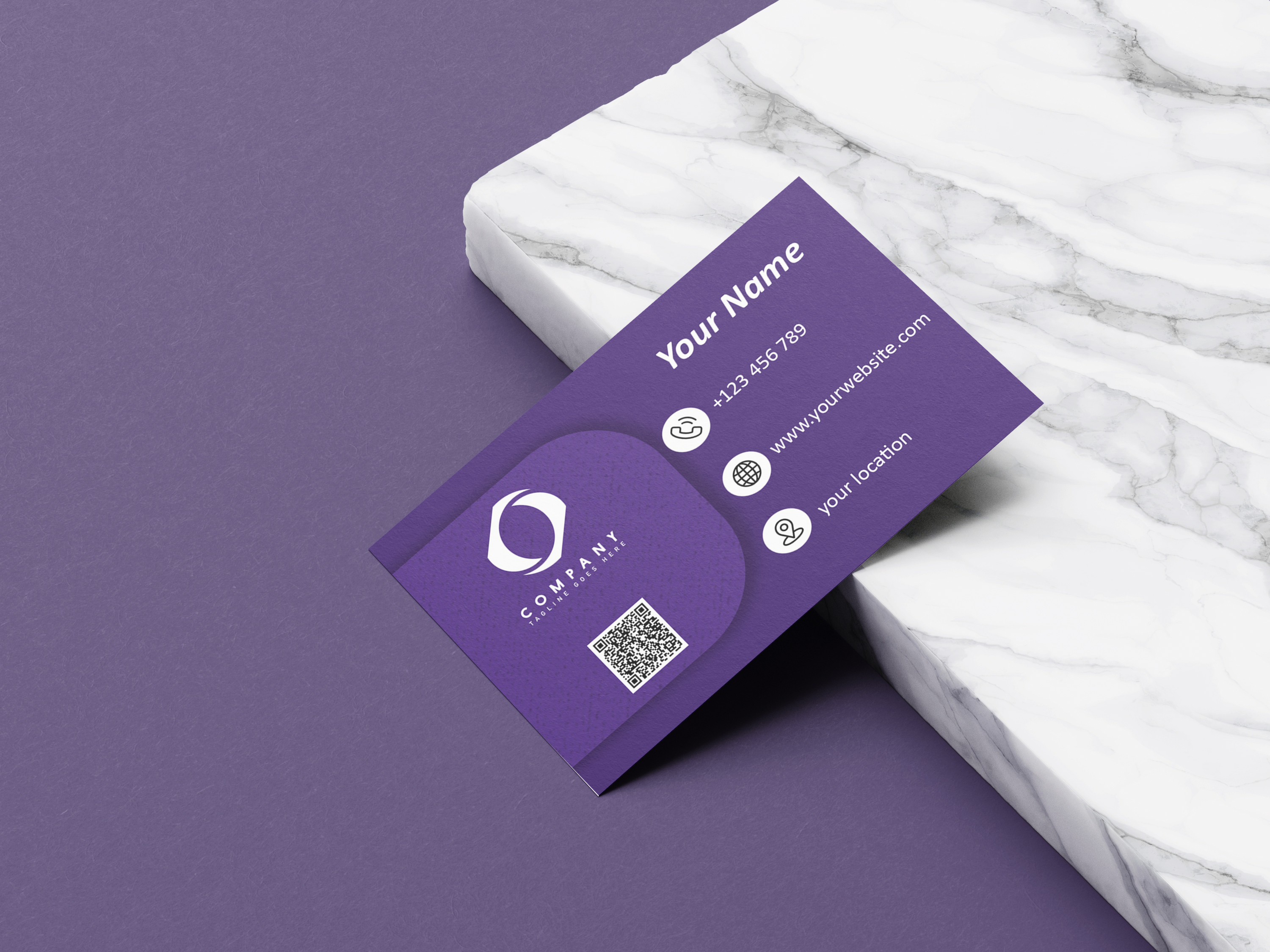 سوف اقوم بتصميم 1 بطاقة أعمال Business Card مع باركود QR code مقابل 10 دولار