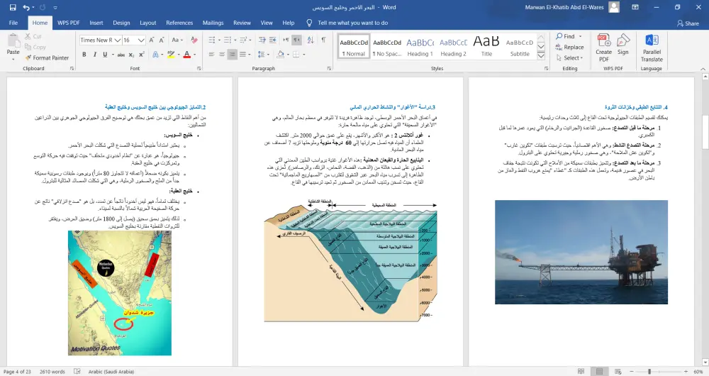 انشاء وتنسيق وتدقيق ملفات Word باحترافية متكاملة باللغتين العربية والانجليزية.