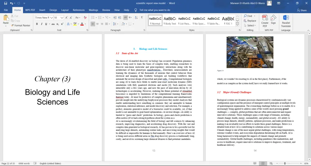 انشاء وتنسيق وتدقيق ملفات Word باحترافية متكاملة باللغتين العربية والانجليزية.
