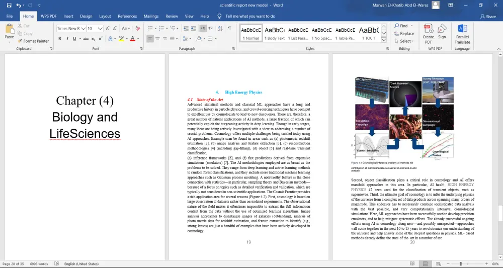 انشاء وتنسيق وتدقيق ملفات Word باحترافية متكاملة باللغتين العربية والانجليزية.