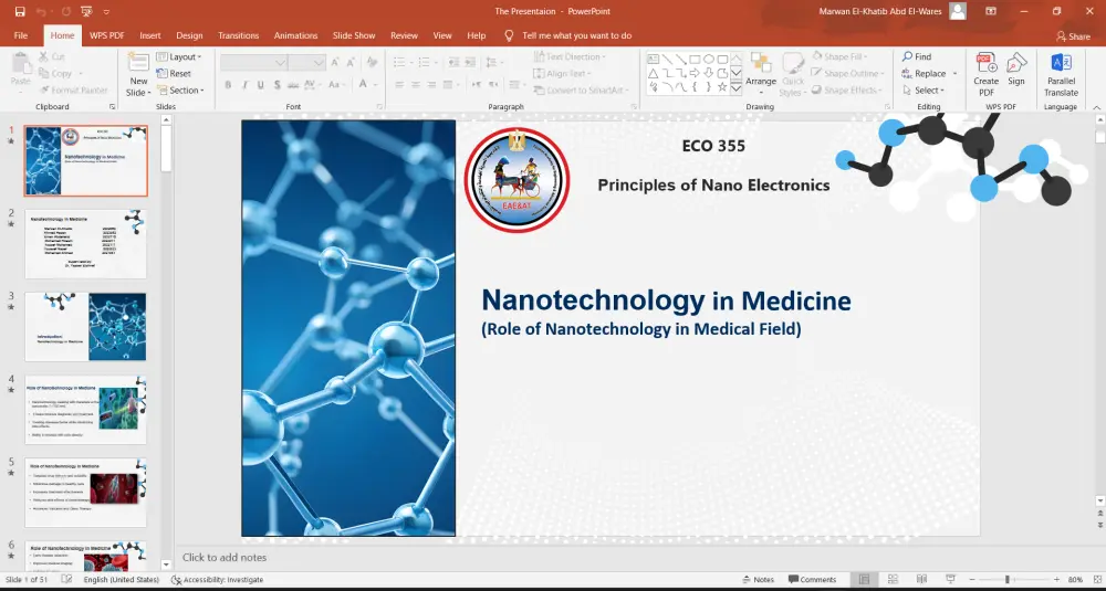 تصميم عروض تقديمة PowerPoint احترافية وجذابة.