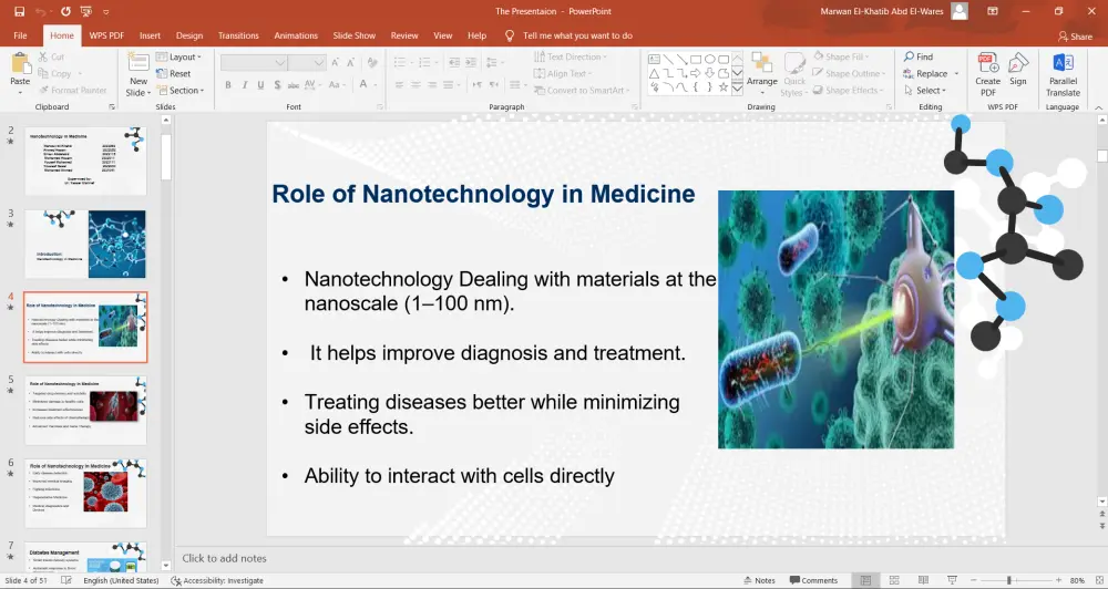 تصميم عروض تقديمة PowerPoint احترافية وجذابة.