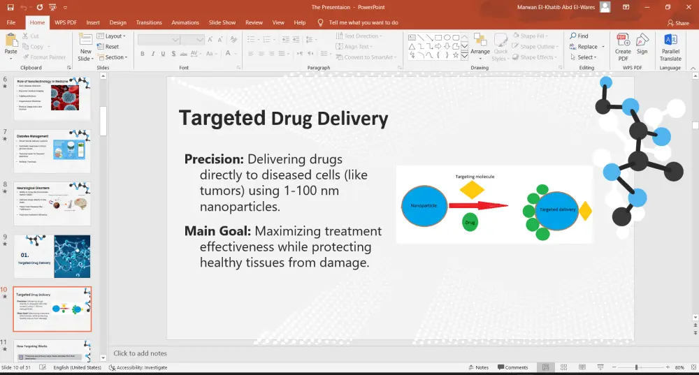 تصميم عروض تقديمة PowerPoint احترافية وجذابة.