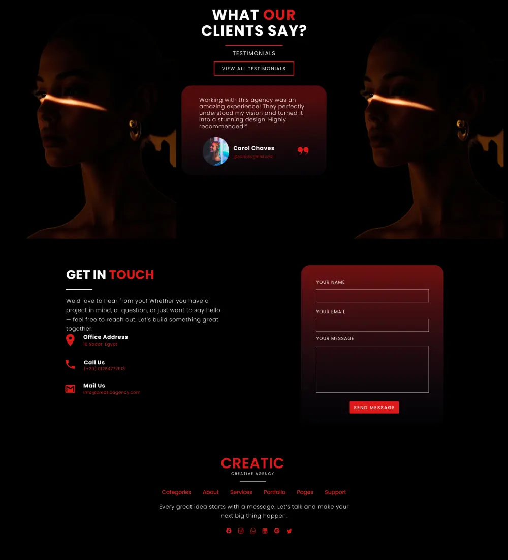 تصميم صفحه هبوط (Landing page)