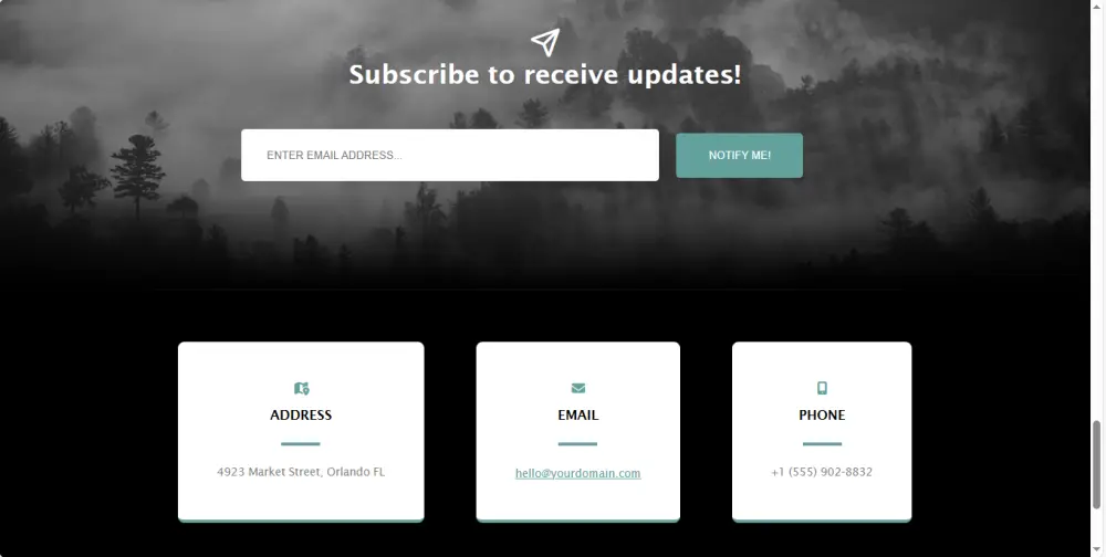 تطوير موقع صفحة واحدة متعددة الأقسام