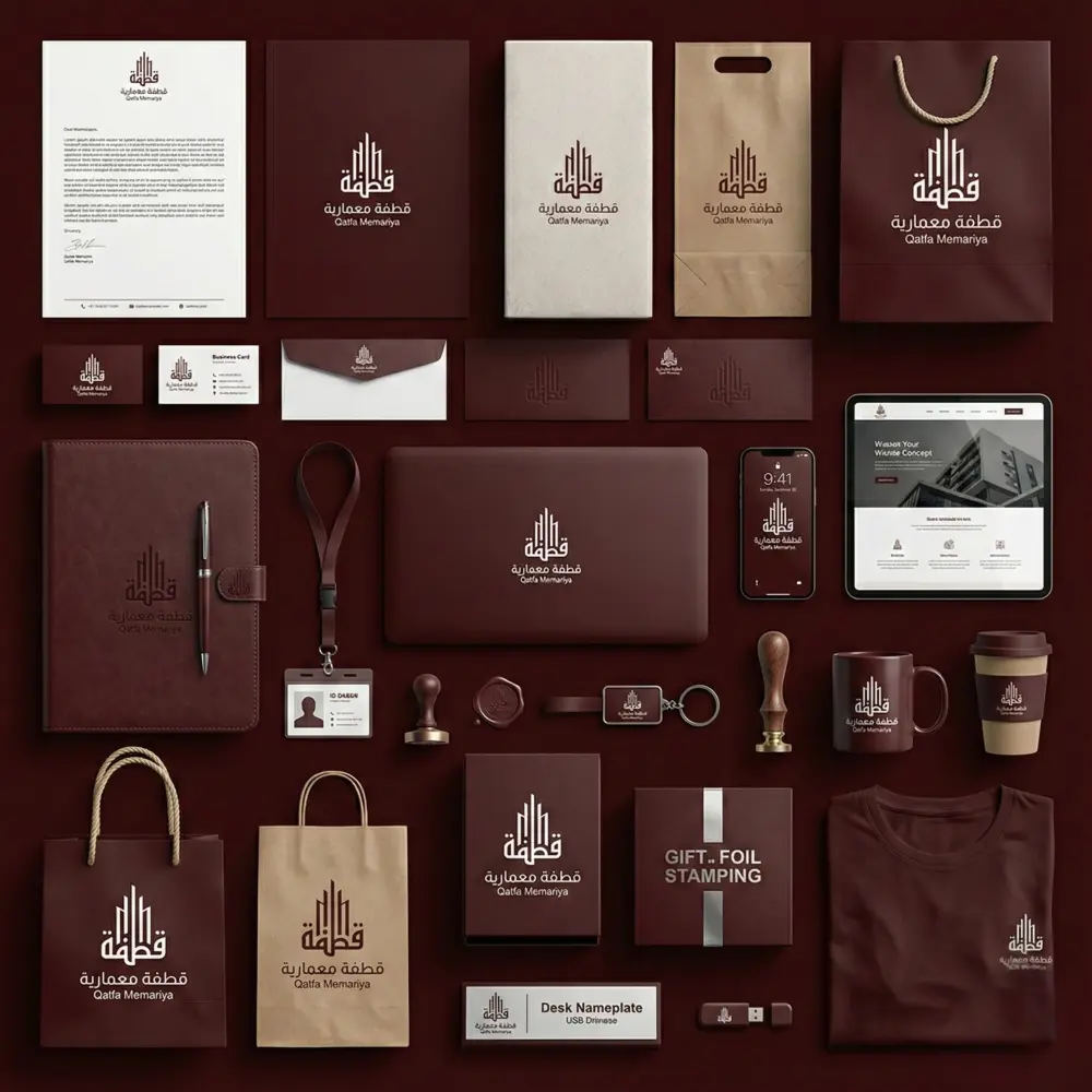 تصميم هويه بصريه كاملة احترافية