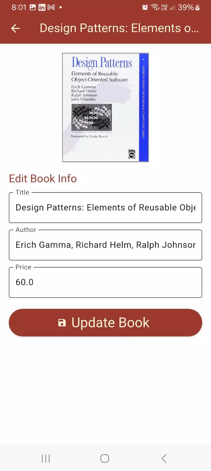سأقوم بتطوير تطبيق موبايل بسيط (ملاحظات / منتجات / إدارة كتب) باستخدام Flutter & Dart