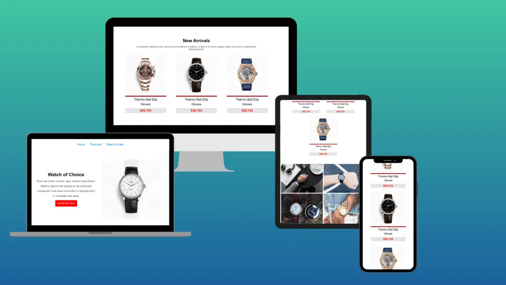 تصميم وتطوير متجر إلكتروني شامل ومبرمج خصيصًا لك- E-commerce