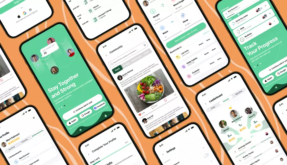 تصميم واجهات تطبيقات موبايل احترافية UI UX ب Figma