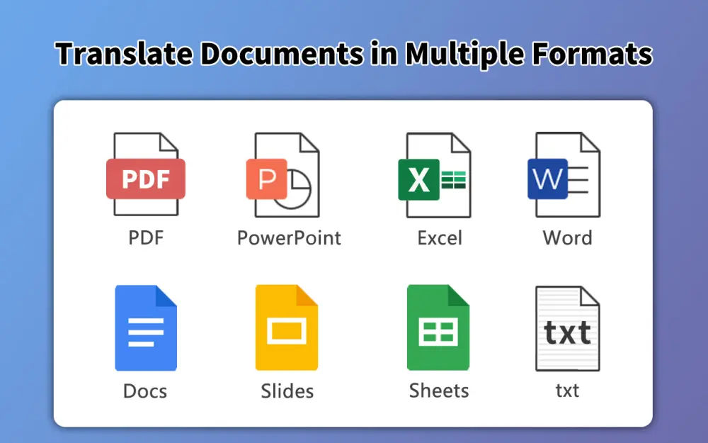 ترجمه ملفات pdf و word