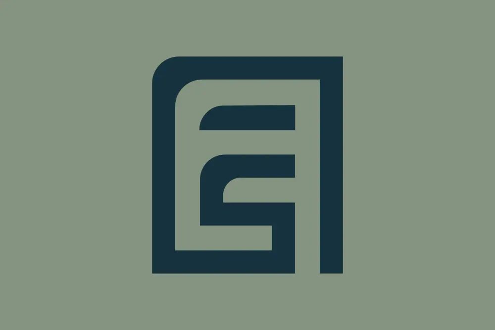 تصميم شعار نصي بالخط الكوفي المربع