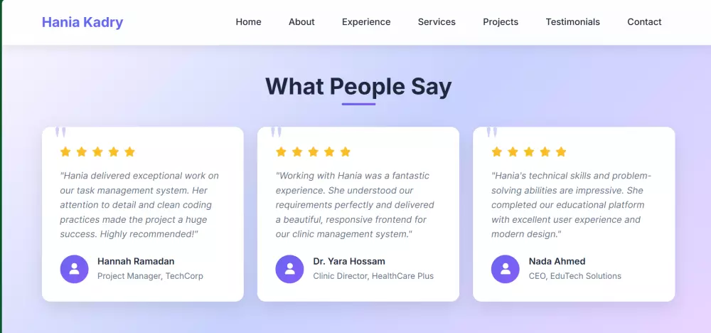 تصميم وبناء موقع شخصي (Portfolio) يعرض أعمالك باحترافية