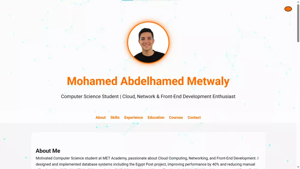 تصميم موقع بورتفوليو شخصي احترافي ومتجاوب يبرز أعمالك ويجذب العملاء