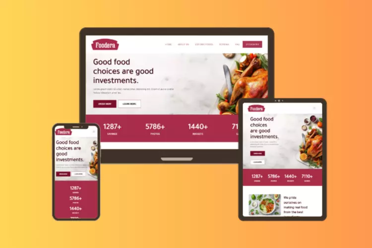 تصميم صفحة هبوط (Landing Page) احترافية متجاوبة باستخدام React (HTML5 & CSS3)