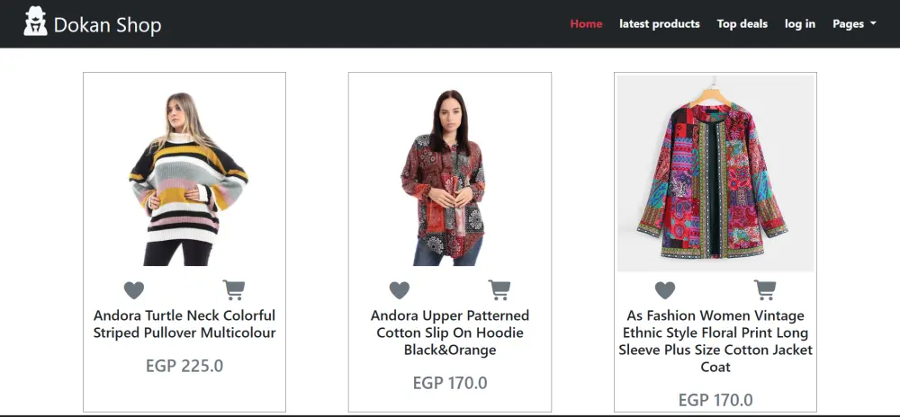 تصميم موقع متجر إلكتروني احترافي متكامل باستخدام HTML وCSS وBootstrap