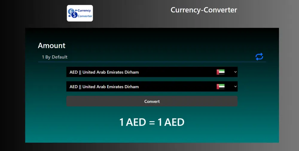 برمجة موقع تحويل عملات لحظي (Currency Converter) باستخدام HTML, CSS, Bootstrap, JavaScript, وAPI
