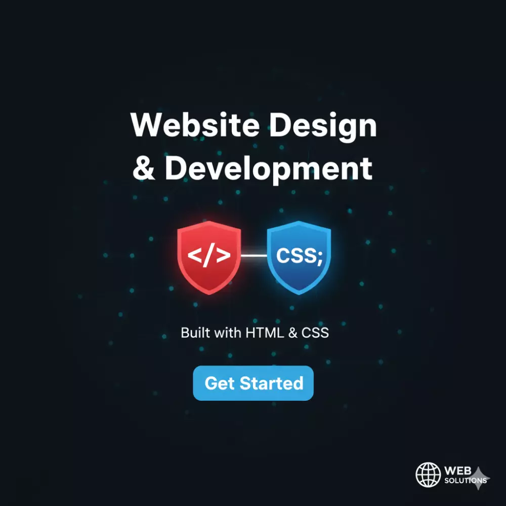 تصميم وتطوير صفحات ويب احترافية ب Html, CSS