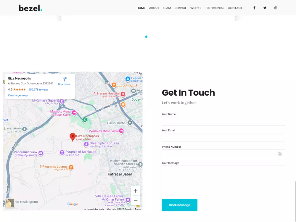 موقع احترافي بصفحة واحدة HTML, CSS, Bootstrap/Tailwind