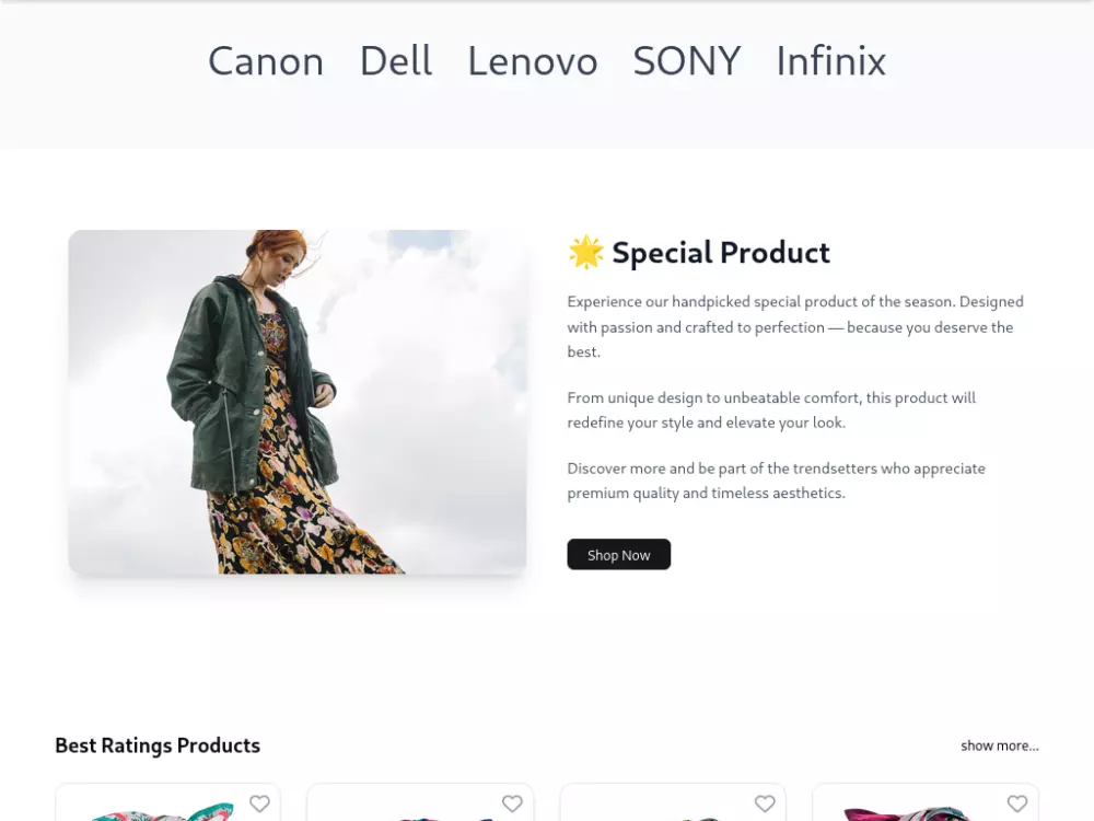 موقع احترافي بصفحة واحدة HTML, CSS, Bootstrap/Tailwind