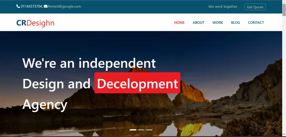 اقوم بعمل موقع ويب واجهات اماميه frontend متجاوب مع كل الشاشات