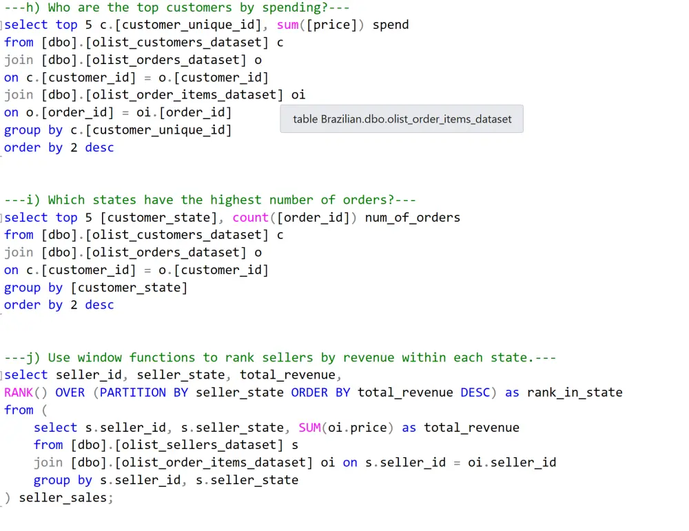 كتابة استعلامات SQL مخصصة حسب طلبك