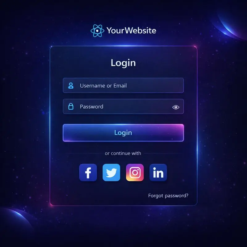 تطوير واجهات مواقع ويب احترافية (7 صفحات) باستخدام React وتقنيات Front-End الحديثة