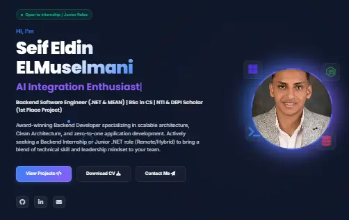 Premium Single-Page Portfolio Website for Just $5