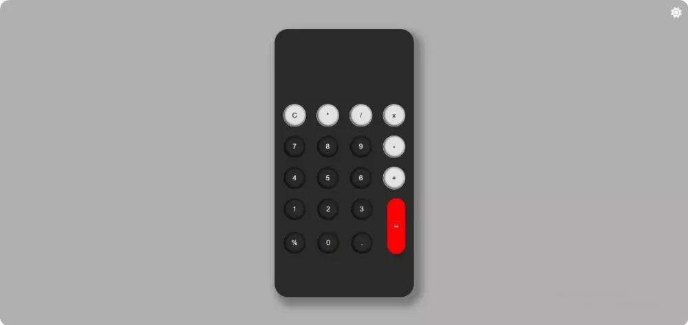 سأقوم ببرمجة وتصميم آلة حاسبة (Calculator) تفاعلية بسيطة باستخدام Bootstrap (مع HTML وCSS وJavaScript) بحيث تكون متجاوبة وسهلة الاستخدام على جميع الأجهزة.