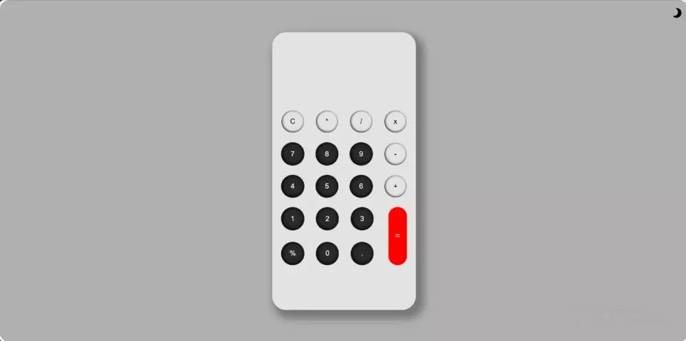 سأقوم ببرمجة وتصميم آلة حاسبة (Calculator) تفاعلية بسيطة باستخدام Bootstrap (مع HTML وCSS وJavaScript) بحيث تكون متجاوبة وسهلة الاستخدام على جميع الأجهزة.