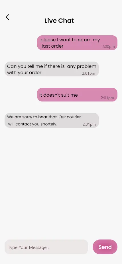 سأقوم بتصميم واجهات كاملة ومبتكرة لتطبيق تسوق ملابس (Clothing App)، بتجربة مستخدم سهلة وجذّابة