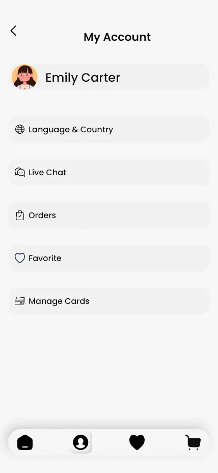 سأقوم بتصميم واجهات كاملة ومبتكرة لتطبيق تسوق ملابس (Clothing App)، بتجربة مستخدم سهلة وجذّابة