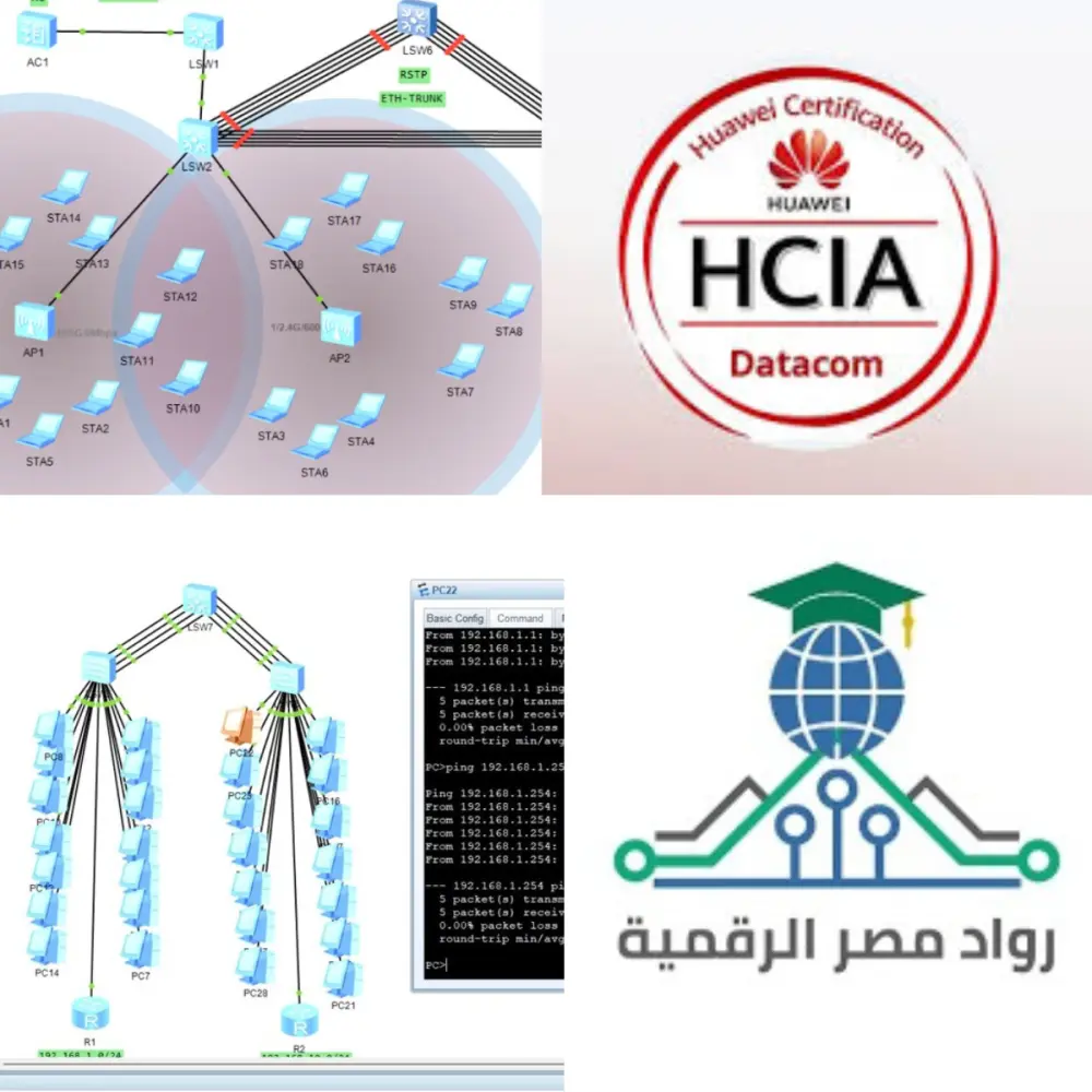 تدريب شامل لشهادة Huawei HCIA Data Communication