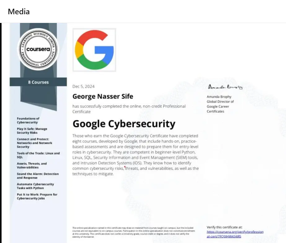 برنامج تدريبي شامل 6 شهور: من أساسيات البرمجة حتى الشبكات والأمن السيبراني