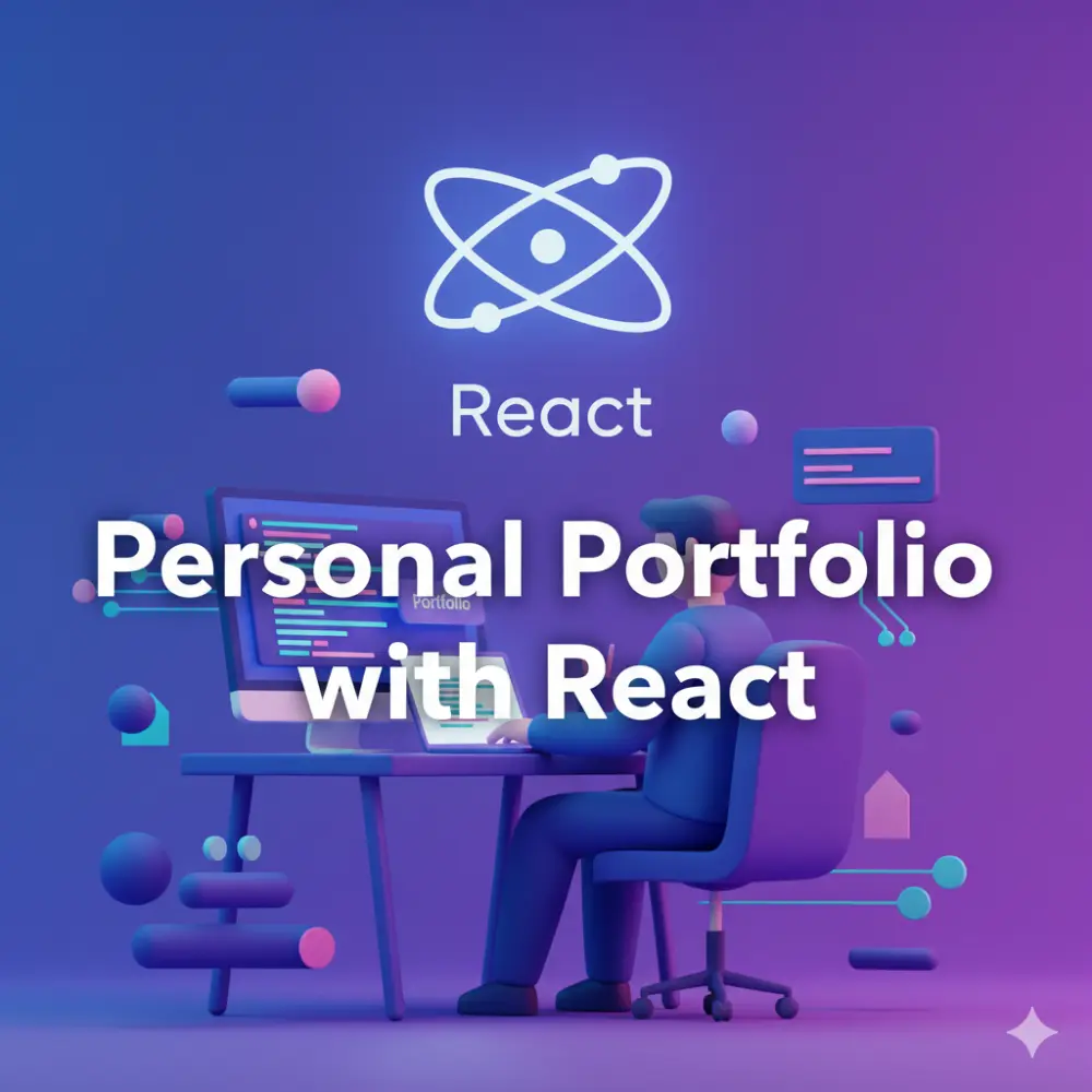 تصميم وتطوير Portfolio شخصي احترافي باستخدام React.js