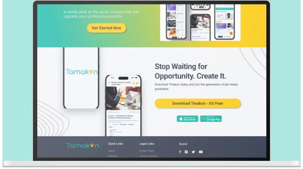 تصميم صفحة هبوط Landing Page عالية التحويل High-Converting
