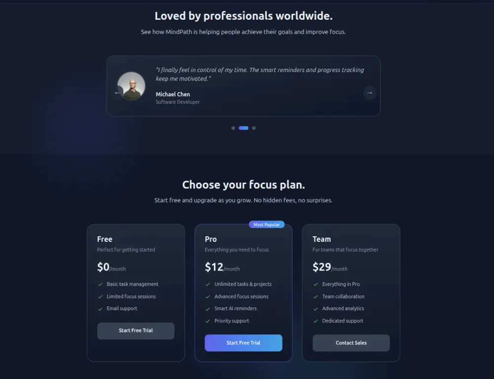 إنشاء صفحة هبوط احترافية متجاوبة لجميع الأجهزة