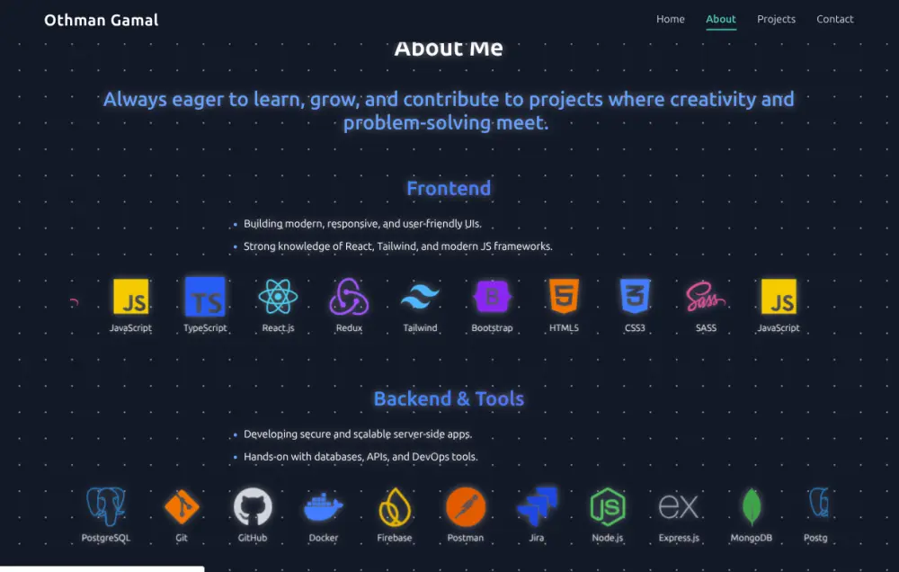 إنشاء موقع ويب متكامل احترافي ومتجاوب باستخدام أحدث التقنيات