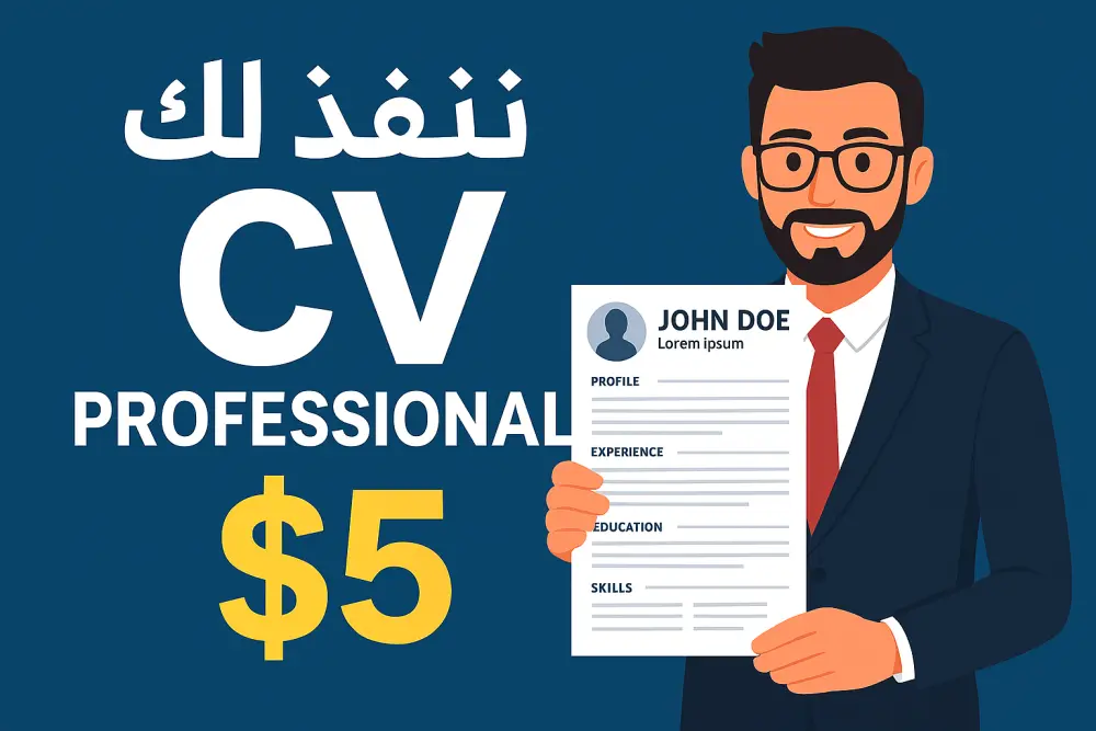 سأقوم بعمل CV احترافي جذاب ومناسب للـ ATS خلال أقل من 24 ساعة.