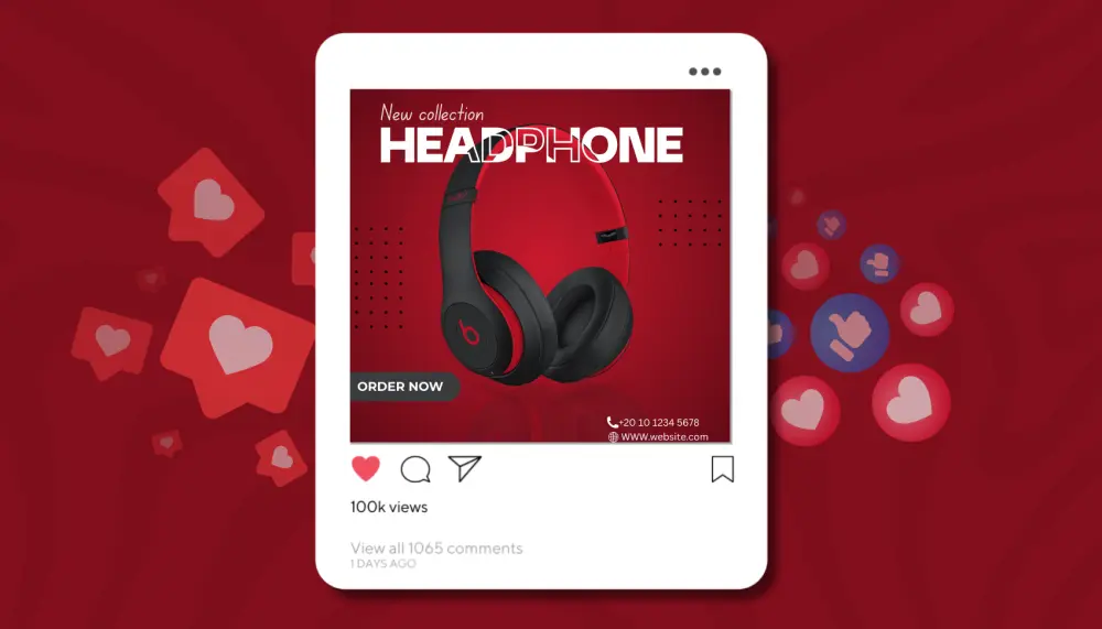 تصميم بوست احترافي ومميز للسوشيال ميديا