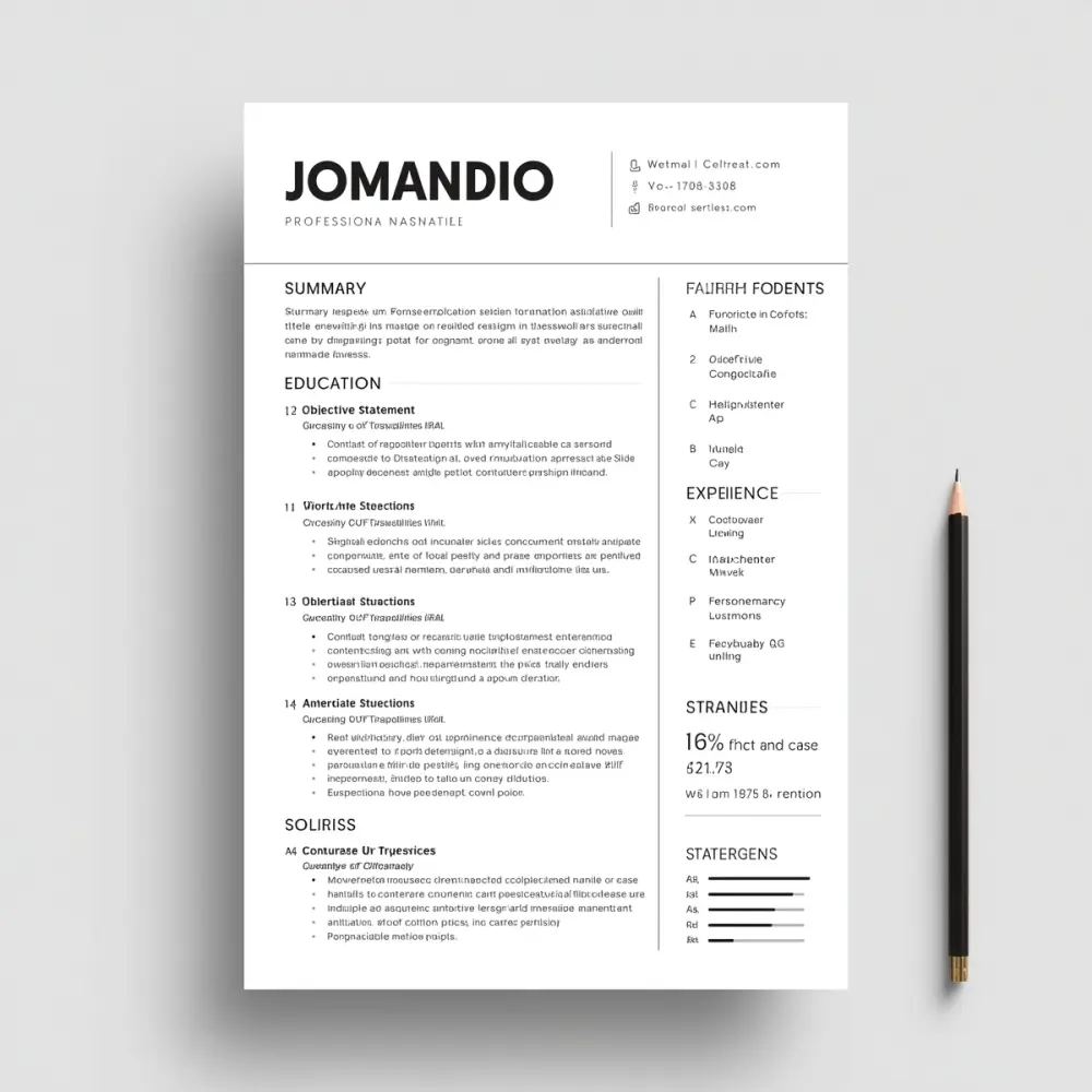 إنشاء سيرة ذاتيه ( CV ) احترافي ويتبع نظام ATS