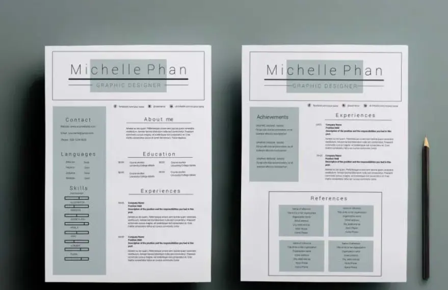 تصميم وكتابة سيرة ذاتية احترافية تبرز مهاراتك وخبراتك بطريقة مميزة