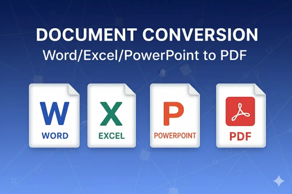تحويل ملفات word و powerpoint و excel إلي PDF باحترافية