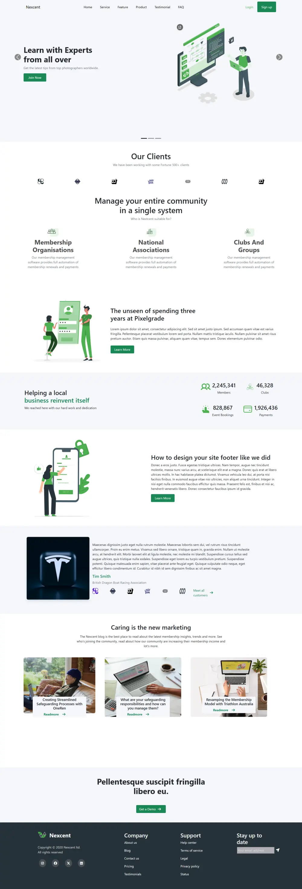 صفحة هبوط متجاوبة مع كل الأجهزة