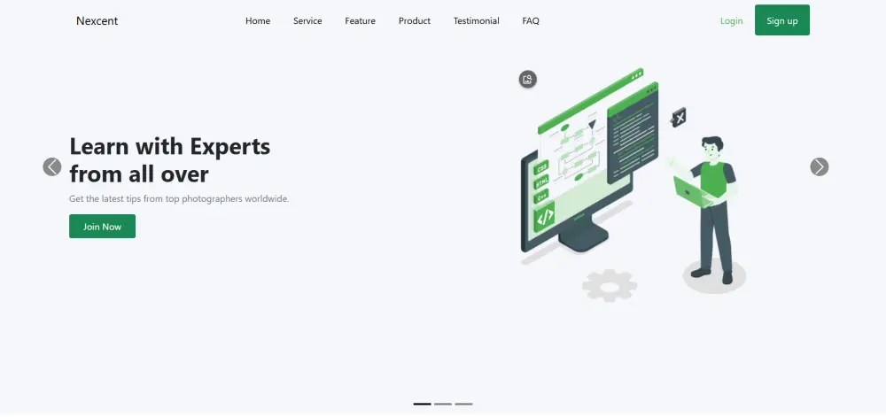 صفحة هبوط متجاوبة مع كل الأجهزة