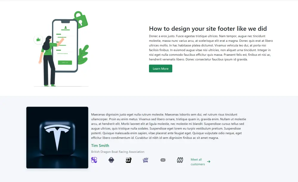 صفحة هبوط متجاوبة مع كل الأجهزة