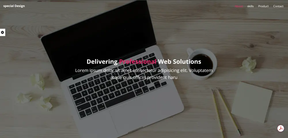 Landing Page تبرز مشروعك باحترافية مصممة بـ HTML وCSS فقط